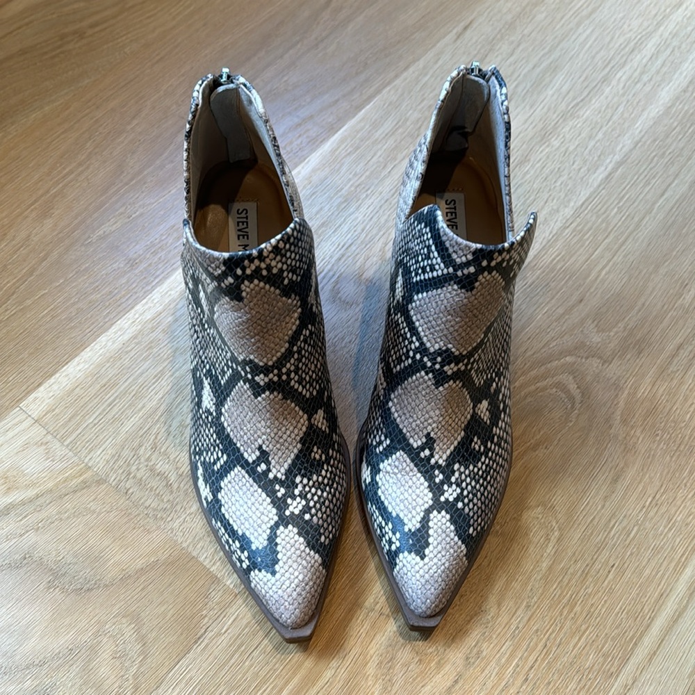 Steve Madden Reptile Print Booties - image 2